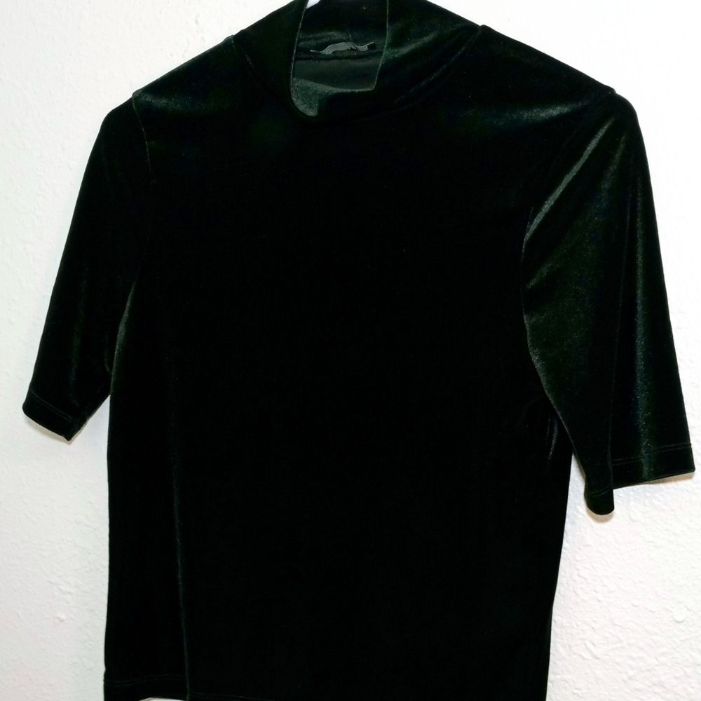 Velvet crop top